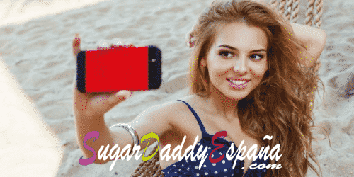 chica haciendose un selfie